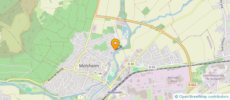 localisation de l'entreprise MADAME ALEXANDRA HOFFMANN à MOLSHEIM