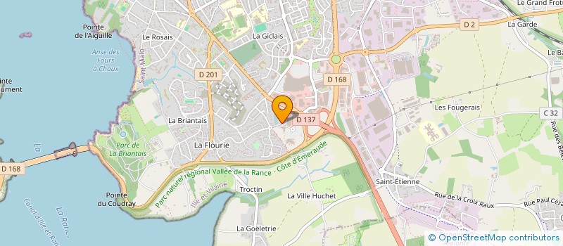 localisation de l'entreprise MADAME ALEXANDRA HUBERT  SAINT-MALO