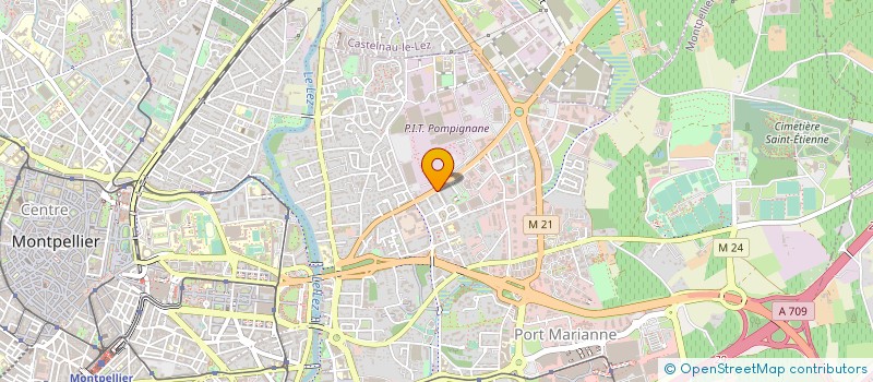 localisation de l'entreprise MADAME ALEXANDRA HUBERT à MONTPELLIER