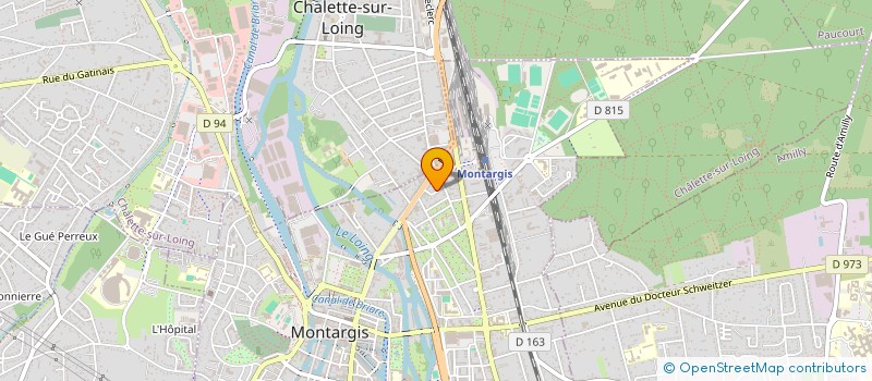 localisation de l'entreprise MADAME ALEXANDRA HUET à MONTARGIS