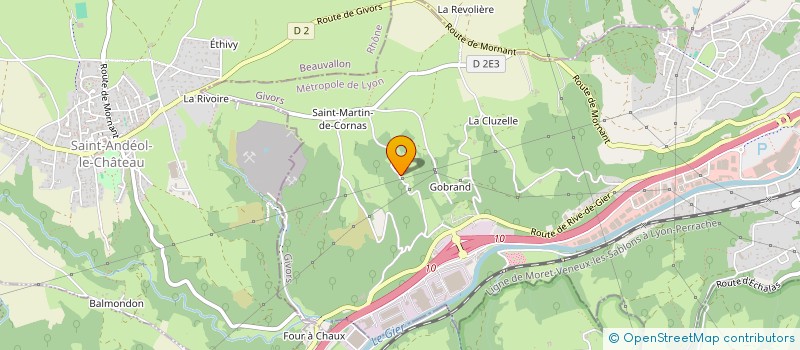 localisation de l'entreprise MADAME ALEXANDRA IACOUCCI  GIVORS