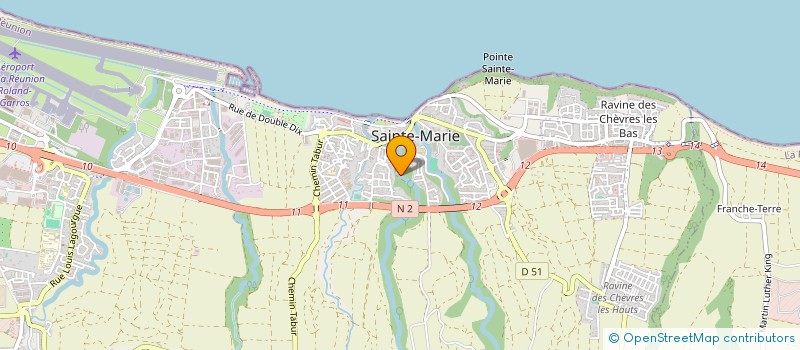 localisation de l'entreprise MADAME ALEXANDRA INDIANA  SAINTE-MARIE