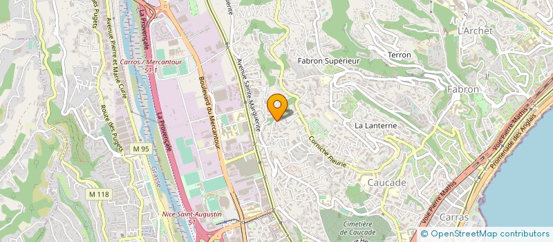 localisation de l'entreprise MADAME ALEXANDRA JACQMIN à NICE