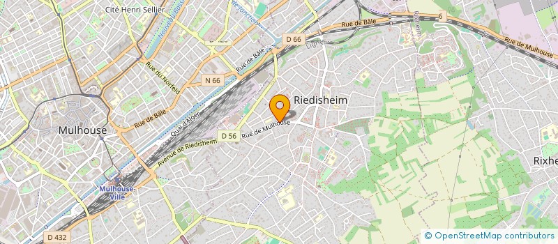 localisation de l'entreprise MADAME ALEXANDRA JANET  RIEDISHEIM