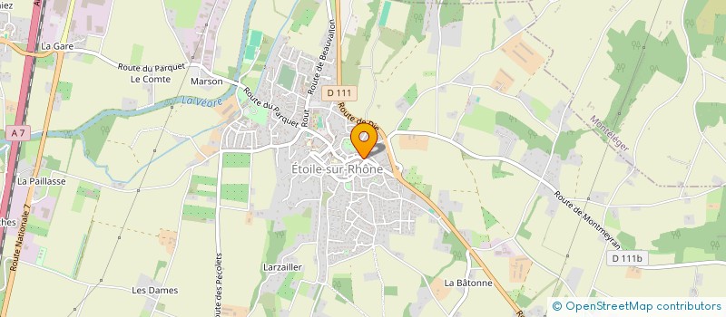localisation de l'entreprise MADAME ALEXANDRA JANVY à ETOILE-SUR-RHONE