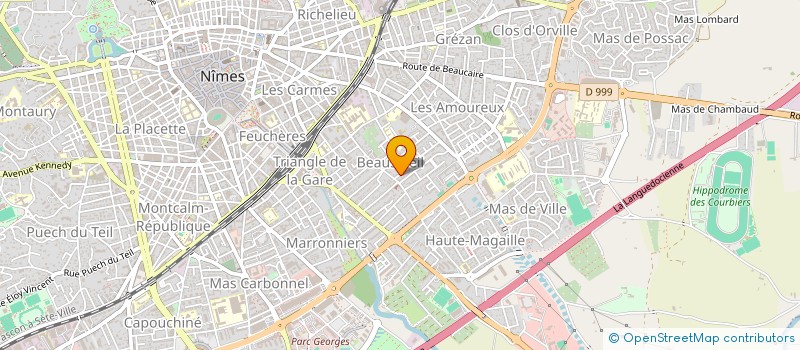 localisation de l'entreprise MADAME ALEXANDRA JARIEL  NIMES