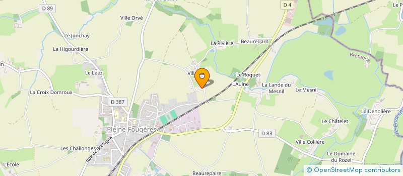 localisation de l'entreprise MADAME ALEXANDRA JARRIL  PLEINE-FOUGERES