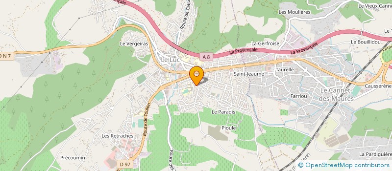 localisation de l'entreprise MADAME ALEXANDRA JOST à LE LUC