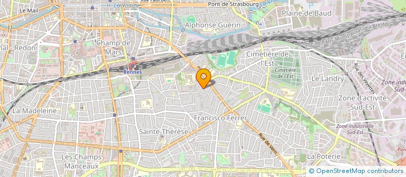 localisation de l'entreprise MADAME ALEXANDRA JOUAN  RENNES