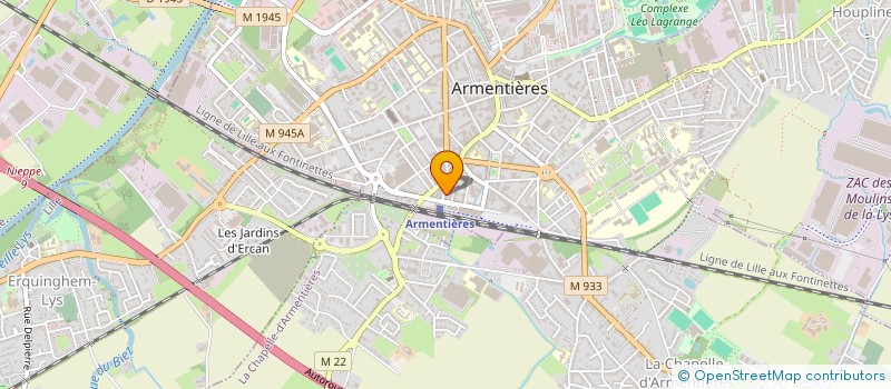 localisation de l'entreprise MADAME ALEXANDRA JOUAN  ARMENTIERES