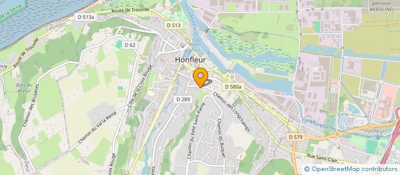 localisation de l'entreprise MADAME ALEXANDRA JOUENNE-CHRETIEN à HONFLEUR