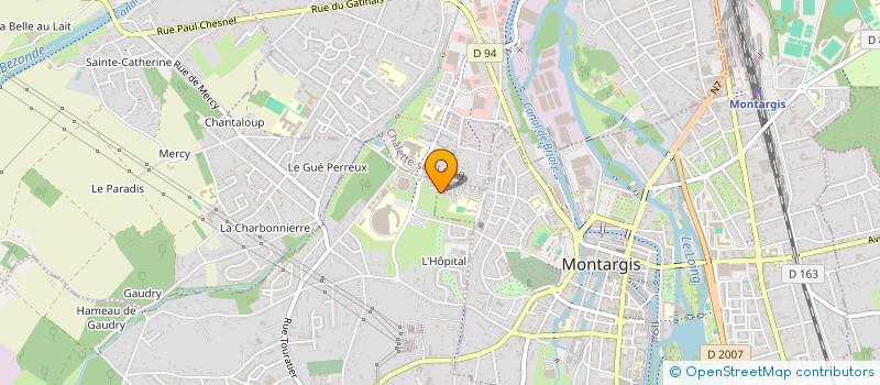 localisation de l'entreprise MADAME ALEXANDRA JOURANDON  MONTARGIS