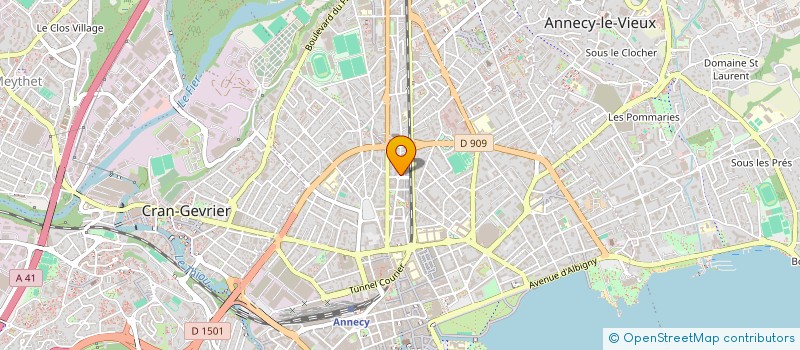 localisation de l'entreprise MADAME ALEXANDRA JOUVENSAL à ANNECY