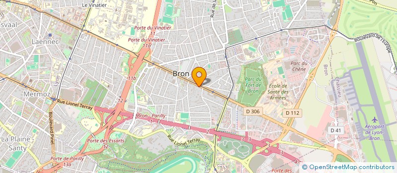 localisation de l'entreprise MADAME ALEXANDRA JULLIARD  BRON