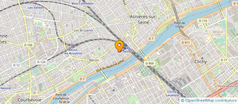 localisation de l'entreprise MADAME ALEXANDRA KALININE à COURBEVOIE