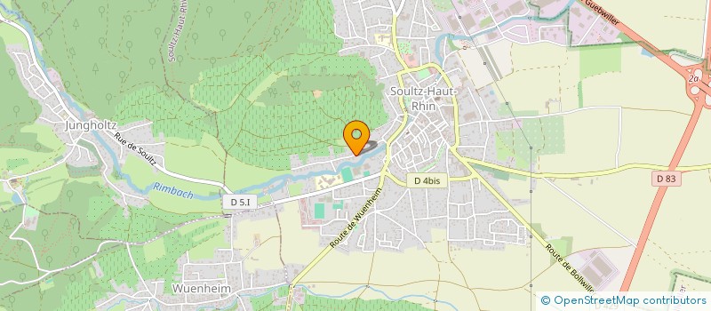 localisation de l'entreprise MADAME ALEXANDRA KOHLER  SOULTZ-HAUT-RHIN