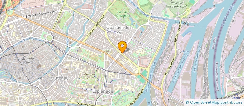 localisation de l'entreprise MADAME ALEXANDRA KREBS à STRASBOURG