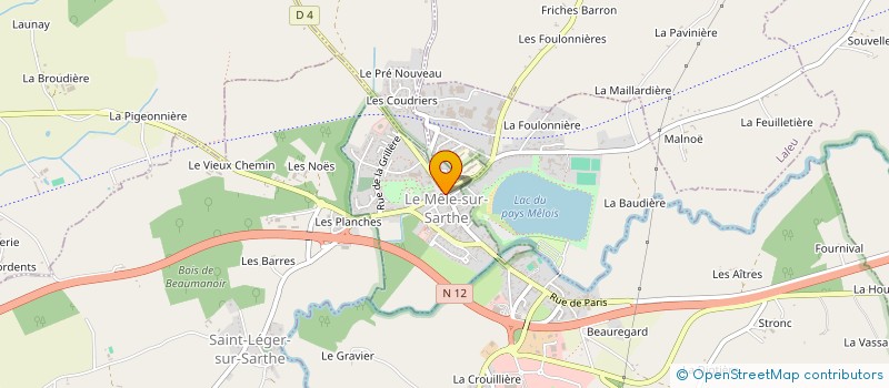localisation de l'entreprise MADAME ALEXANDRA KREBS à LE MELE-SUR-SARTHE