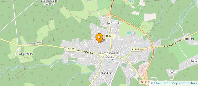 localisation de l'entreprise MADAME ALEXANDRA LABOURDETTE  CASTELNAU-DE-MEDOC