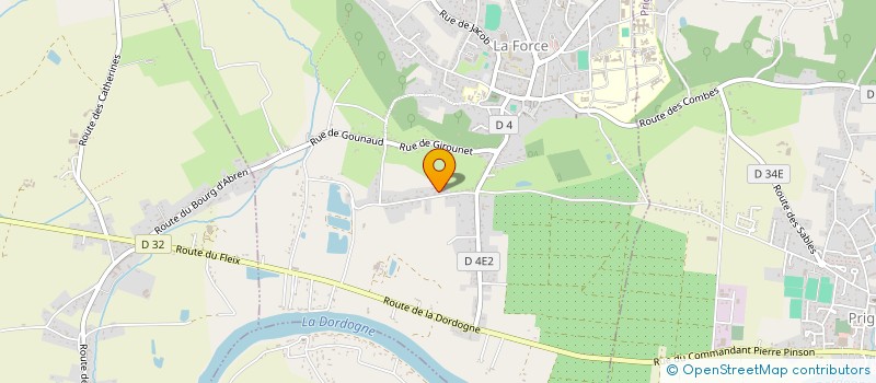 localisation de l'entreprise MADAME ALEXANDRA LACOSTE  LA FORCE