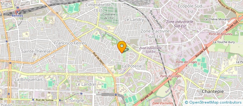 localisation de l'entreprise MADAME ALEXANDRA LAFARGUE  RENNES