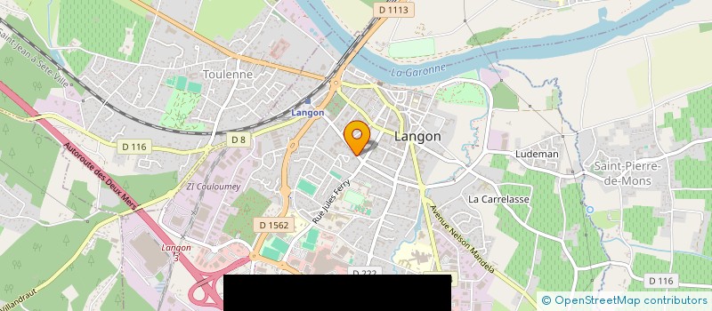 localisation de l'entreprise MADAME ALEXANDRA LAGARDERE  LANGON