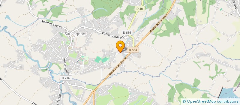 localisation de l'entreprise MADAME ALEXANDRA LAMARQUE  SAUVAGNON