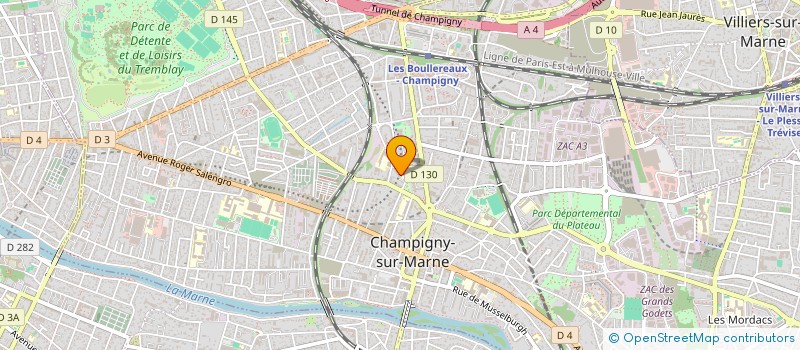 localisation de l'entreprise MADAME ALEXANDRA LAMBOURDIERE  CHAMPIGNY-SUR-MARNE