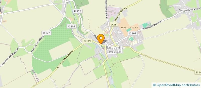 localisation de l'entreprise MADAME ALEXANDRA LARCHEVEQUE  BACQUEVILLE-EN-CAUX