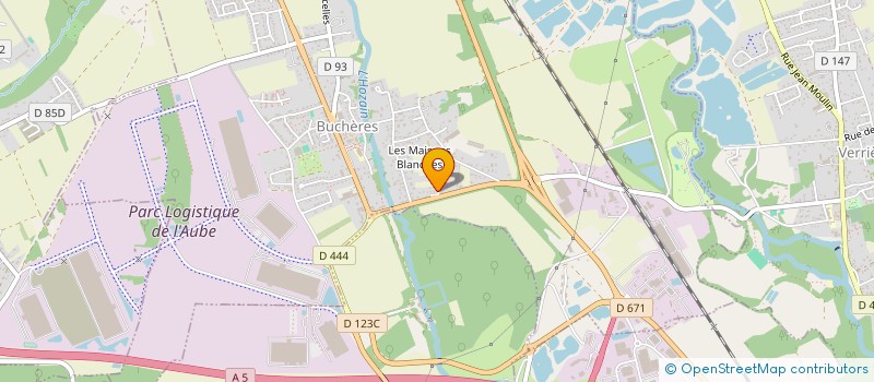 localisation de l'entreprise MADAME ALEXANDRA LARIQUE  BUCHERES