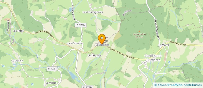 localisation de l'entreprise MADAME ALEXANDRA LAROCHE  CURTIL-SOUS-BUFFIERES