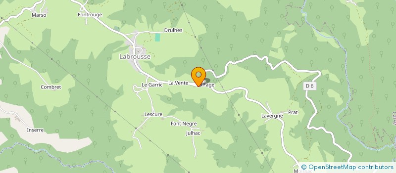 localisation de l'entreprise MADAME ALEXANDRA LAROUSSINIE à LABROUSSE