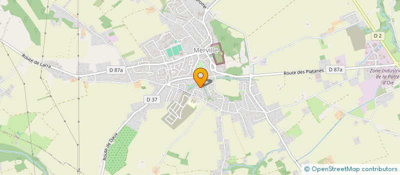 localisation de l'entreprise MADAME ALEXANDRA LAROYE  MERVILLE