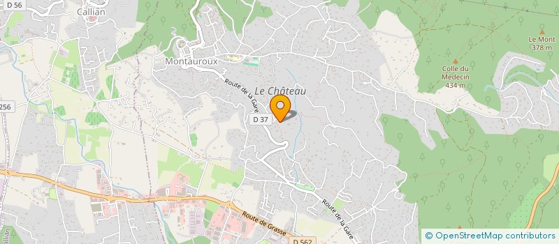 localisation de l'entreprise MADAME ALEXANDRA LARRE  MONTAUROUX