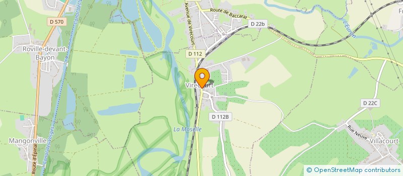 localisation de l'entreprise MADAME ALEXANDRA LARUELLE  VIRECOURT