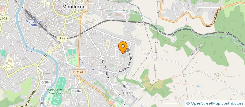 localisation de l'entreprise MADAME ALEXANDRA LASAIRES  MONTLUCON