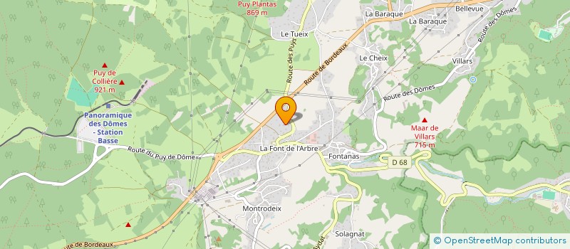 localisation de l'entreprise MADAME ALEXANDRA LASTIQUE  ORCINES