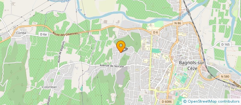 localisation de l'entreprise MADAME ALEXANDRA LAUTIE  BAGNOLS-SUR-CEZE