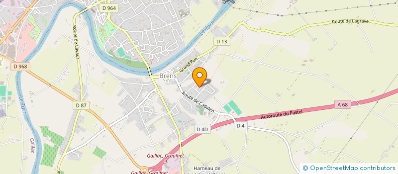 localisation de l'entreprise MADAME ALEXANDRA LAZANAS  BRENS