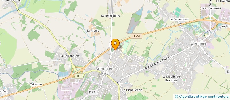 localisation de l'entreprise MADAME ALEXANDRA LE BORGNE  CHAUMES-EN-RETZ