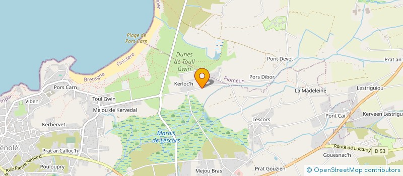 localisation de l'entreprise MADAME ALEXANDRA LE CARRE  PENMARCH