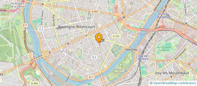 localisation de l'entreprise MADAME ALEXANDRA LE CHATELIER à BOULOGNE BILLANCOURT