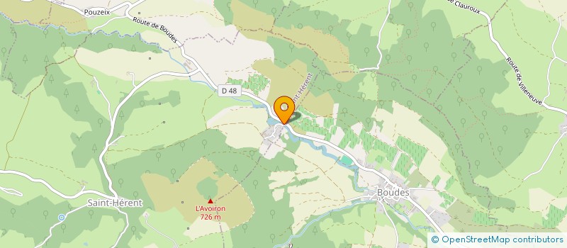 localisation de l'entreprise MADAME ALEXANDRA LE FEUVRE  SAINT-HERENT