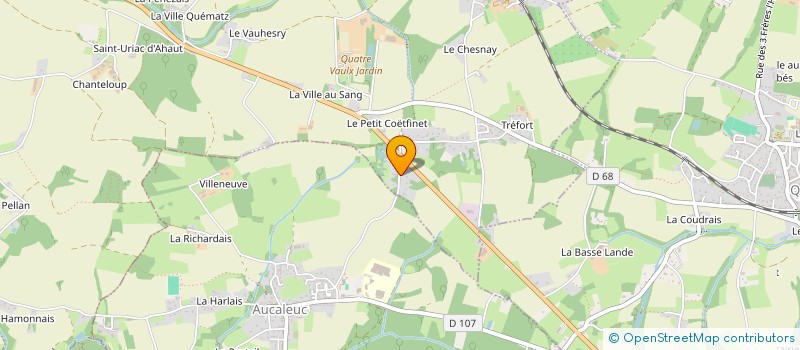 localisation de l'entreprise MADAME ALEXANDRA LE QUELLENNEC  CORSEUL