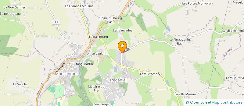 localisation de l'entreprise MADAME ALEXANDRA LE ROUX  TREDANIEL