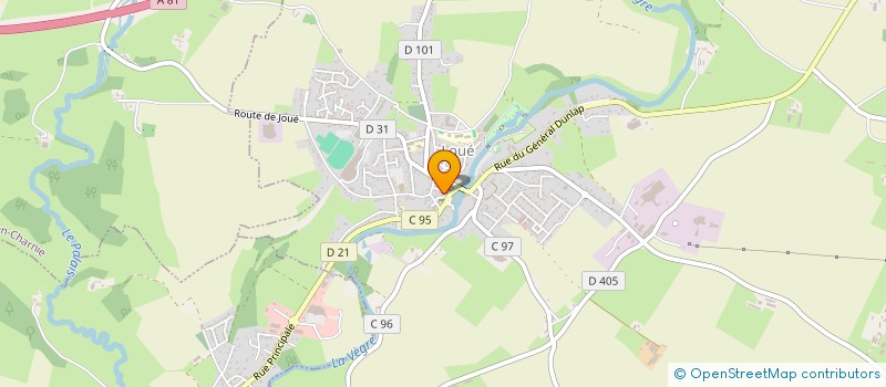 localisation de l'entreprise MADAME ALEXANDRA LEBLANC  LOUE