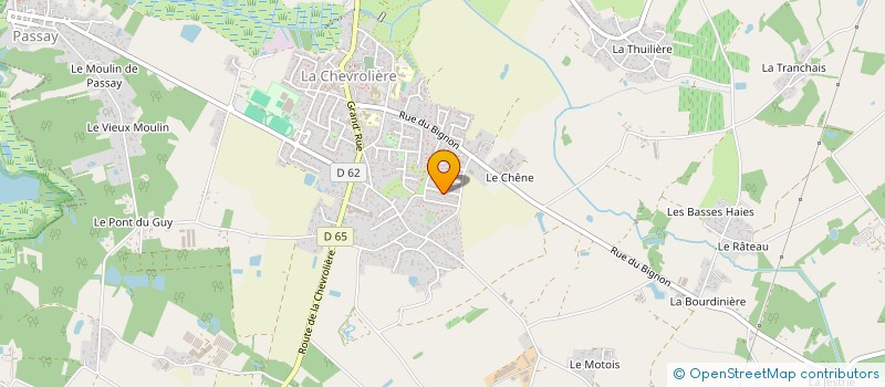 localisation de l'entreprise MADAME ALEXANDRA LEBON  LA CHEVROLIERE