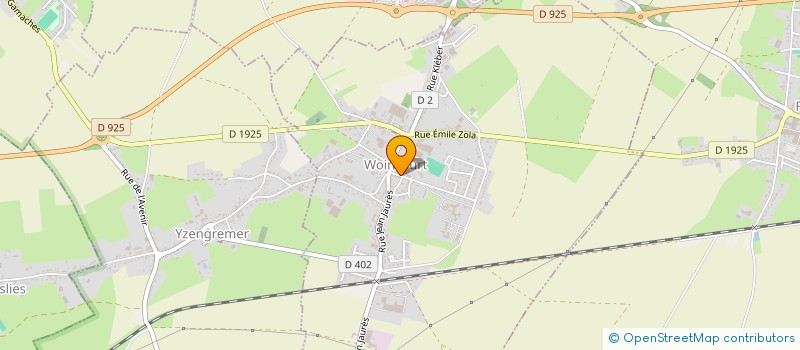 localisation de l'entreprise MADAME ALEXANDRA LECERF  WOINCOURT