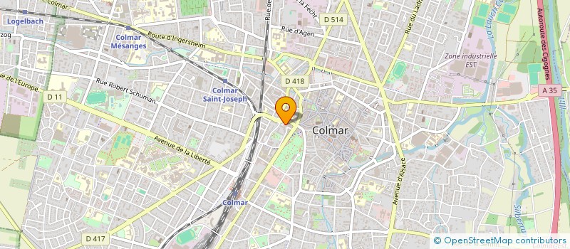 localisation de l'entreprise MADAME ALEXANDRA LECLERE  COLMAR