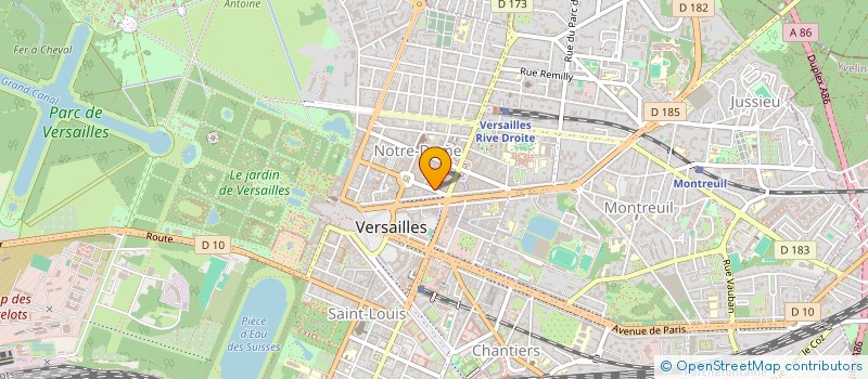 localisation de l'entreprise MADAME ALEXANDRA LECOQ à VERSAILLES
